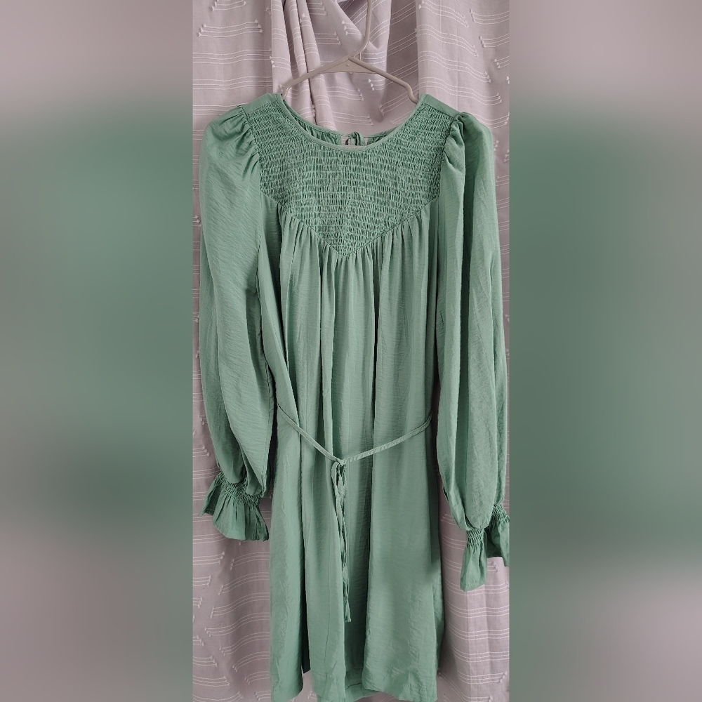 A New Day Mint Sage Green Dress Size Small - Picture 2 of 6